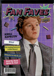 2026-27 Upper Deck Series 1 Hockey Fan Faves #FF-18 Kirill Kaprizov