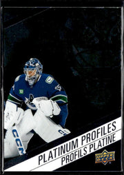 2026-27 UD Tim Hortons Collector's Series Platinum Profiles Thatcher Demko