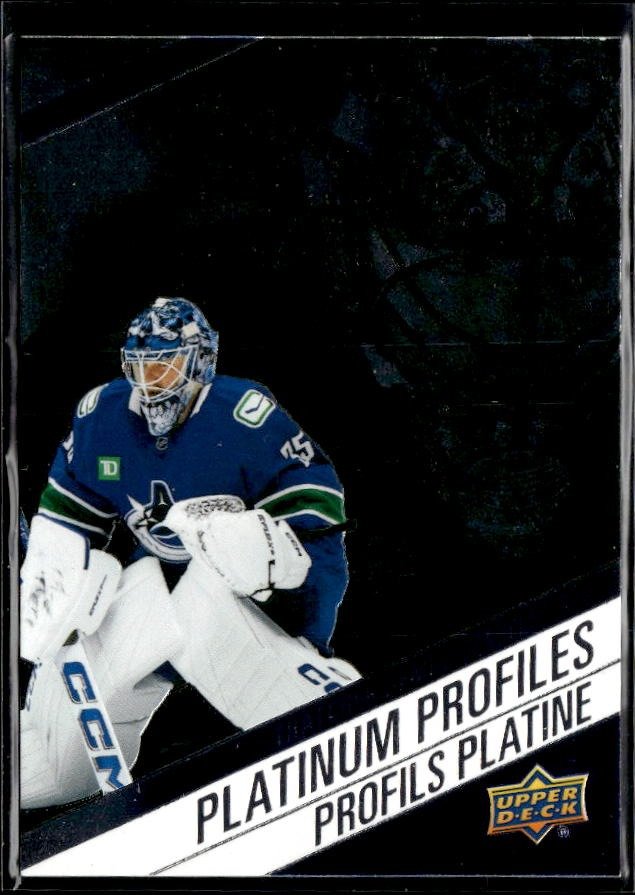 2026-27 UD Tim Hortons Collector's Series Platinum Profiles Thatcher Demko