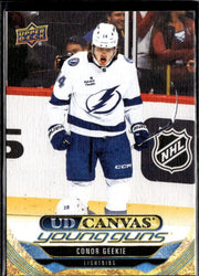 2024-25 Upper Deck Series 2 Hockey Young Canvas Conor Geekie