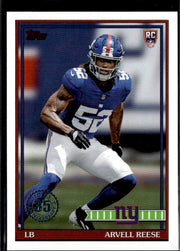 2025 Topps Flagship Football Retro Rookie #91TR-46 Arvell Reese RC