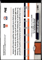 2025 Topps Flagship Football Base Rookie #381 Tyler Booker RC (2)