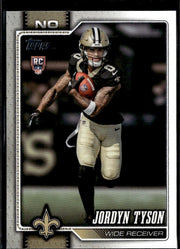 2025 Topps Flagship Football Base Rookie #320 Jordyn Tyson RC
