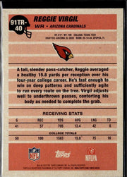 2026 Topps Flagship Football Retro Rookie #91TR-40 Reggie Virgil RC (2)