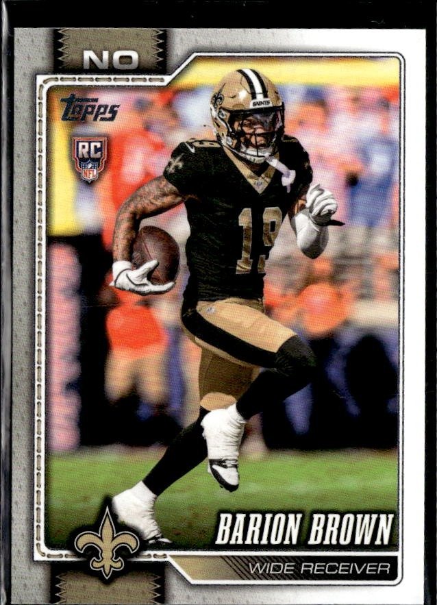 2025 Topps Flagship Football Base Rookie #386 Barion Brown RC