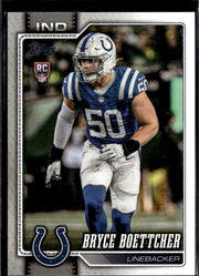 2025 Topps Flagship Football Base Rookie #371 Bryce Boettcher RC