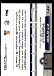 2025 Topps Flagship Football Base Rookie #371 Bryce Boettcher RC (2)