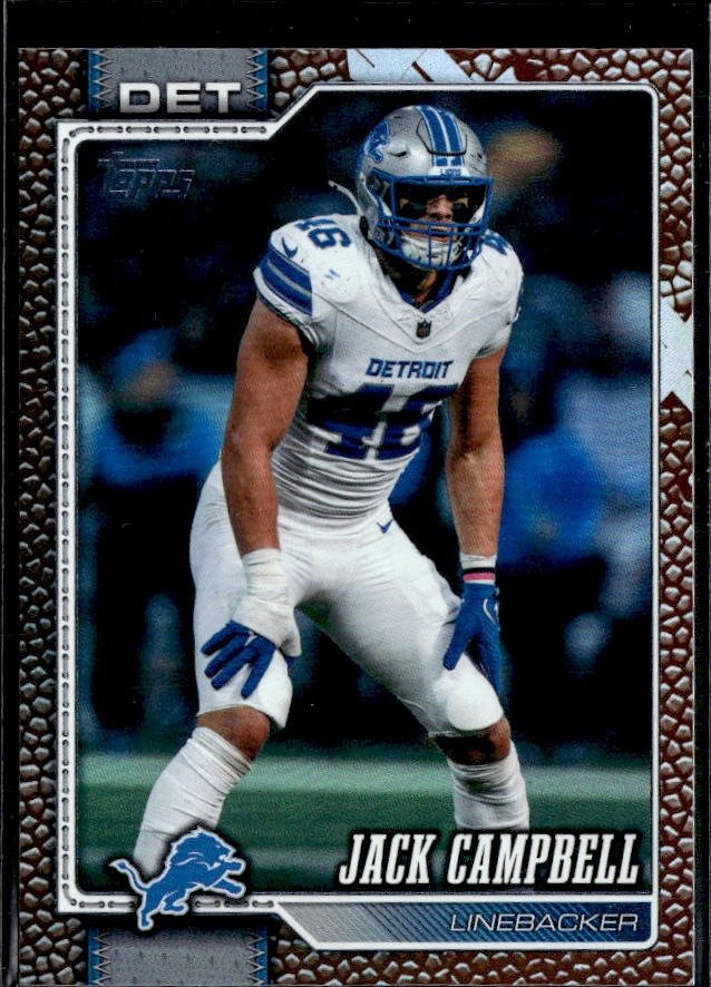 2025 Topps Flagship Football Football Foil #250 Jack Campbell