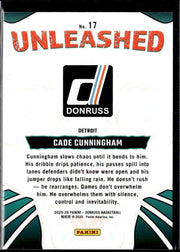 2025-26 Panini Donruss Basketball Unleashed #17 Cade Cunningham (2)