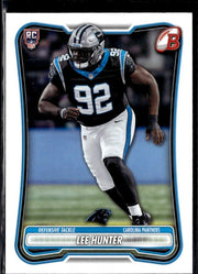 2026 Bowman Football Base Rookie #13 Lee Hunter RC