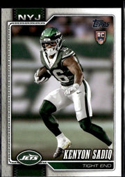 2026 Topps Flagship Football Base Rookie #338 Kenyon Sadiq RC