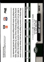 2026 Topps Flagship Football Base Rookie #338 Kenyon Sadiq RC (2)
