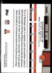 2026 Topps Series 1 Football Base Rookie #322 Denzel Boston RC (2)