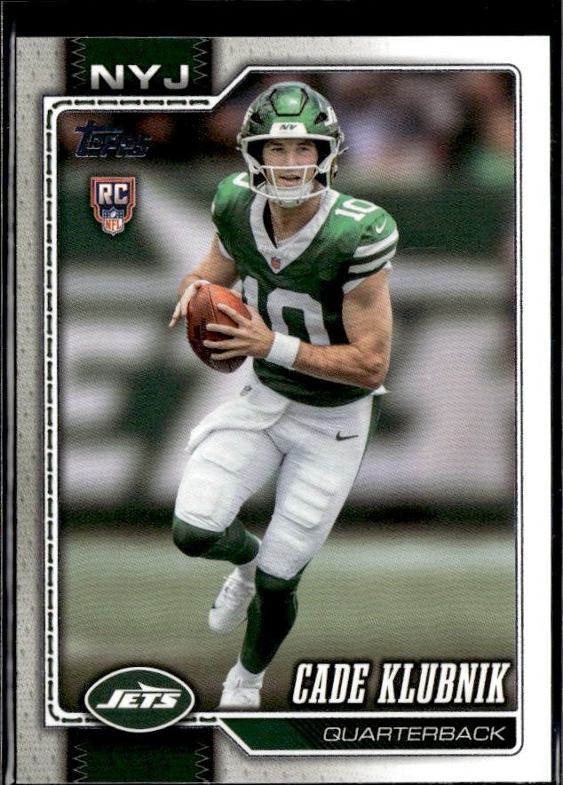 2026 Topps Flagship Football Base Rookie #306 Cade Klubnik RC