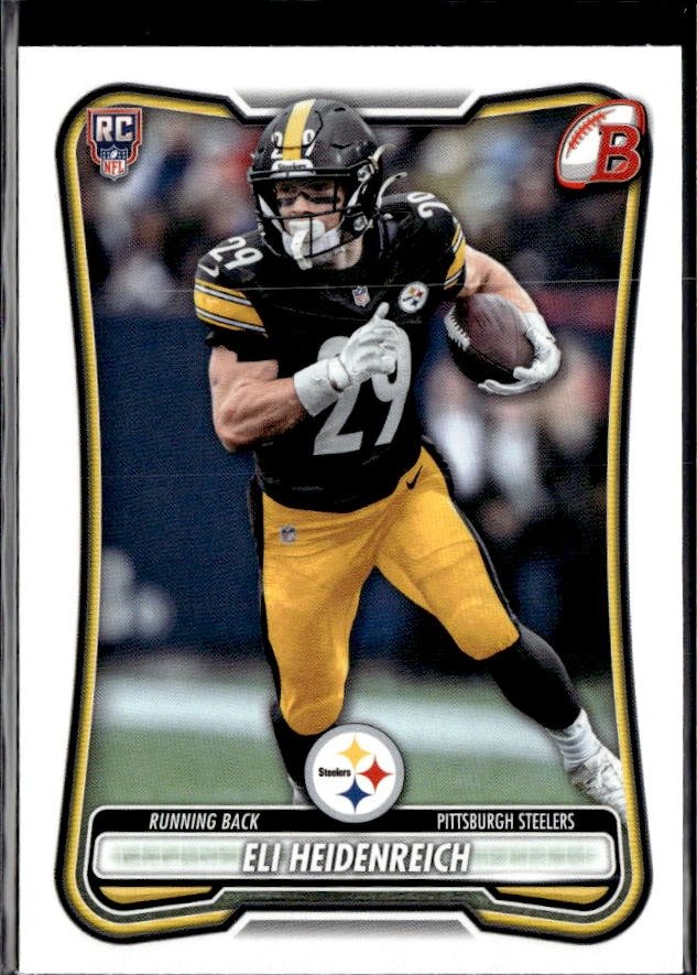 2026 Topps Bowman Football Base Rookie #17 Eli Heidenreich RC