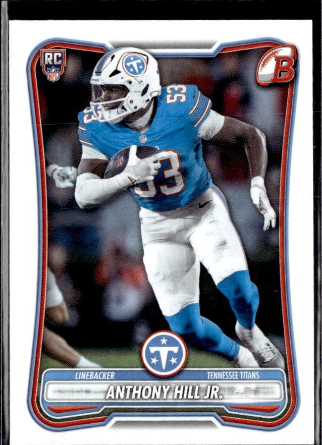 2026 Bowman Draft Football Base Rookie #135 Anthony Hill Jr. RC