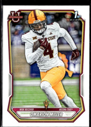 2025 Bowman U Football Base Rookie #BP-3 Omarion Miller RC