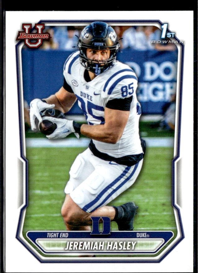 2025 Bowman Bowman U Football Base Rookie #BP-40 Jeremiah Hasley RC