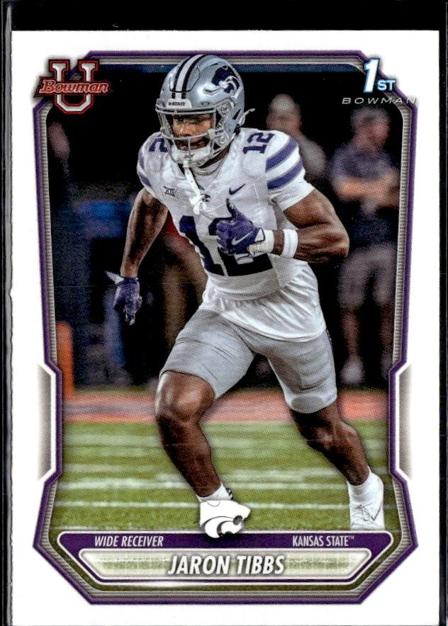 2025 Bowman University Football #BPP-72 Jaron Tibbs