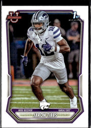 2025 Bowman Bowman University Football 1st #BPP-72 Jaron Tibbs