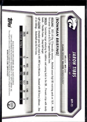 2025 Bowman Bowman University Football 1st #BPP-72 Jaron Tibbs (2)