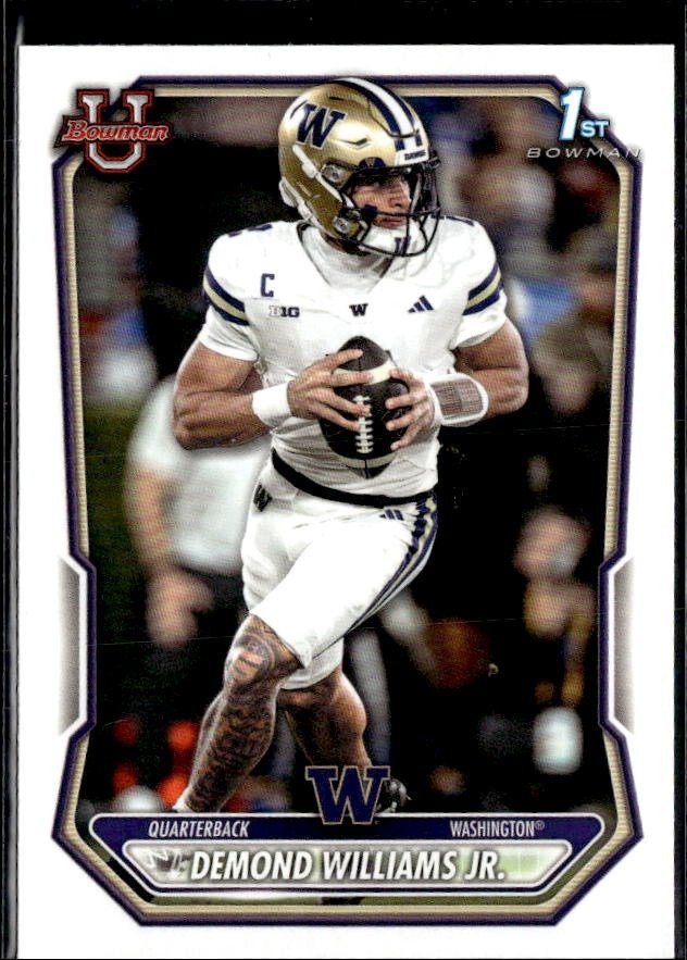 2025 Bowman Bowman U Football Base Rookie #BPP262 Demond Williams Jr. RC