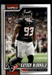 2026 Topps Series 1 Football Base Rookie #364 Kayden McDonald RC