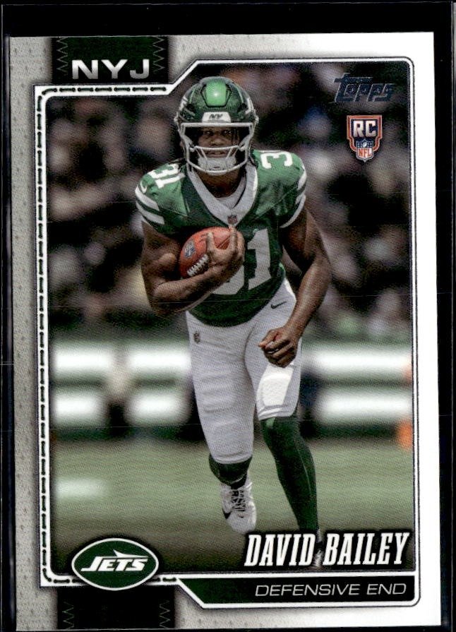 2026 Topps Flagship Football Base Rookie #343 David Bailey RC