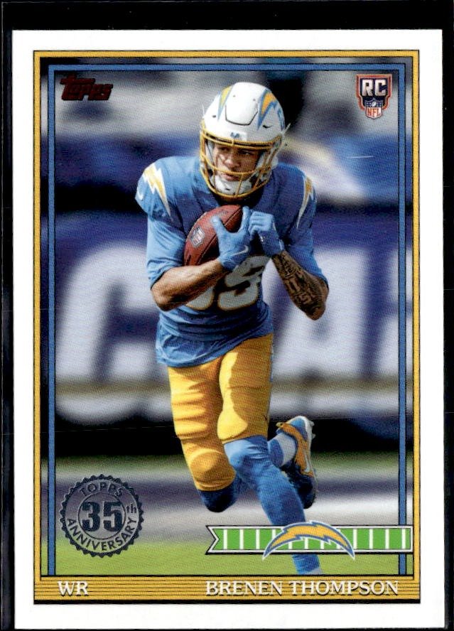 2026 Topps 35th Anniversary Football Rookie #91TR-34 Brenen Thompson RC