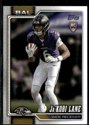 2026 Topps Flagship Football Base Rookie #331 Ja'Kobi Lane RC
