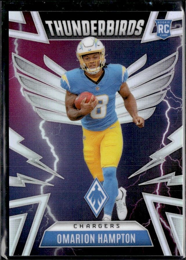 2025 Panini Phoenix Football Rookie Thunderbirds #28 Omarion Hampton RC