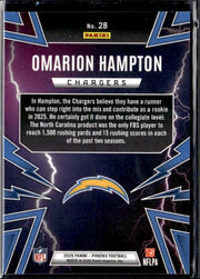 2025 Panini Phoenix Football Rookie Thunderbirds #28 Omarion Hampton RC (2)