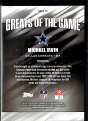 2025 Topps Chrome Football Greats of the Game Refractor #GOTG-15 Michael Irvin (2)