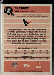 2026 Topps Flagship Football Anniversary #91TF-45 CJ Stroud (2)