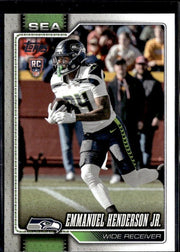 2025 Topps NFL Football Base Rookie #392 Emmanuel Henderson Jr. RC