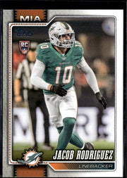 2025 Topps Flagship Football Base Rookie #378 Jacob Rodriguez RC