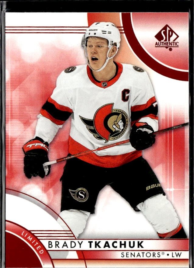 2023-24 Upper Deck SP Authentic Hockey Limited Red #31 Brady Tkachuk