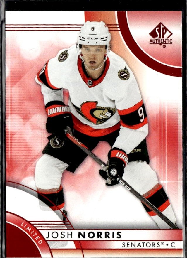 2023-24 Upper Deck SP Authentic Hockey Limited Red #58 Josh Norris