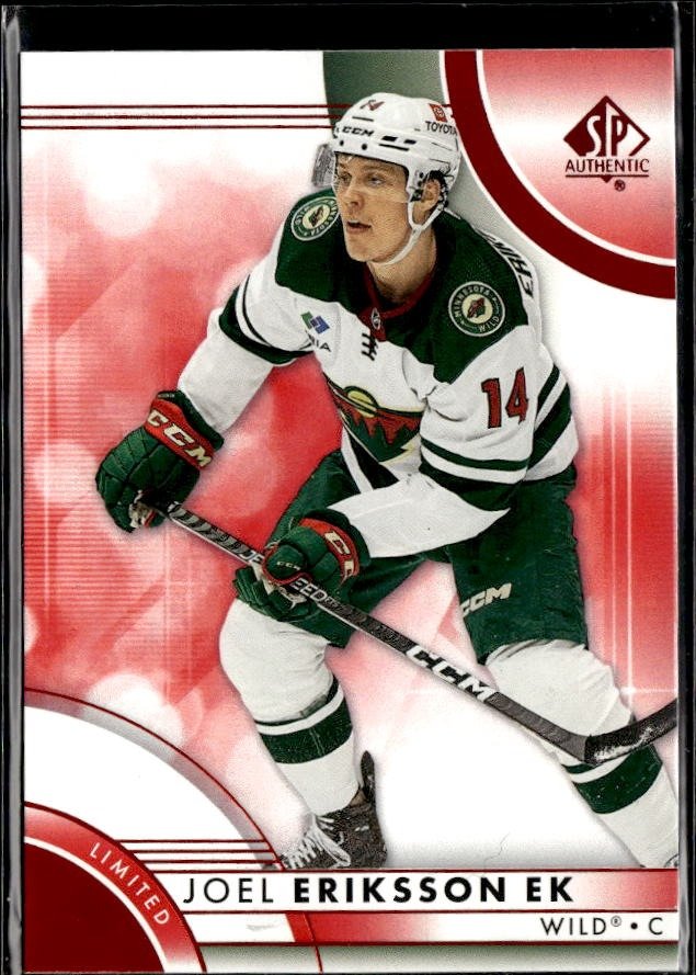 2023-24 Upper Deck SP Authentic Hockey Limited Red #66 Joel Eriksson Ek