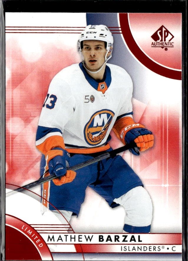 2023-24 Upper Deck SP Authentic Hockey Limited Red #91 Mathew Barzal
