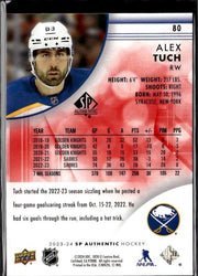2023-24 Upper Deck SP Authentic Hockey Limited Red #80 Alex Tuch (2)