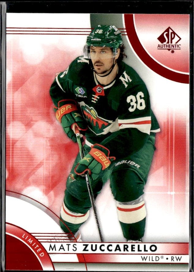 2023-24 Upper Deck SP Authentic Hockey Limited Red #54 Mats Zuccarello