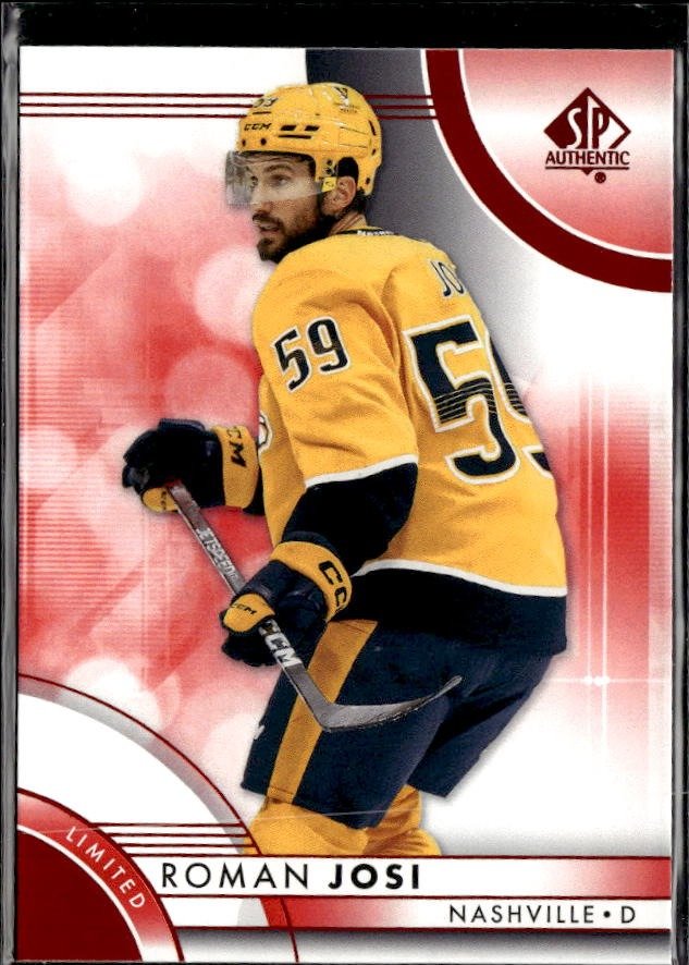 2023-24 Upper Deck SP Authentic Hockey Limited Red #39 Roman Josi