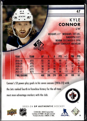 2023-24 Upper Deck SP Authentic Hockey Limited Red #47 Kyle Connor (2)