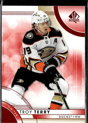 2023-24 Upper Deck SP Authentic Hockey Limited Red #48 Troy Terry