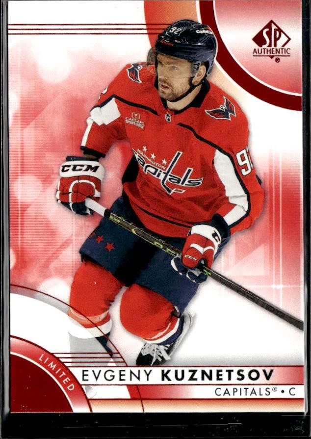 2023-24 Upper Deck SP Authentic Hockey Limited Red #62 Evgeny Kuznetsov