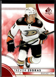 2023-24 Upper Deck SP Authentic Hockey Limited Red #93 Trevor Zegras
