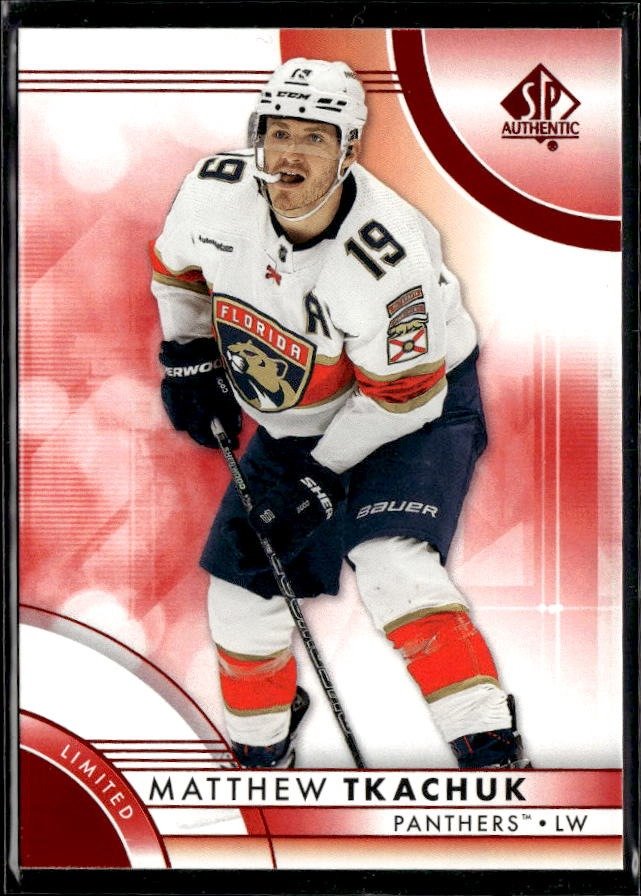 2023-24 Upper Deck SP Authentic Hockey Limited Red #27 Matthew Tkachuk