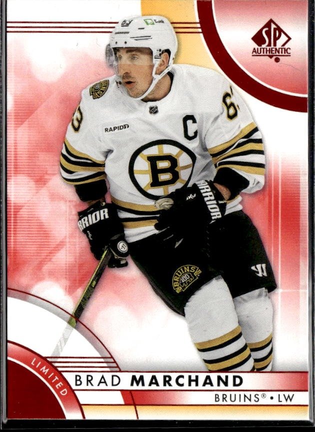 2023-24 Upper Deck SP Authentic Hockey Limited Red #11 Brad Marchand