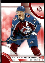 2023-24 Upper Deck SP Authentic Hockey Limited Red #87 Nathan MacKinnon